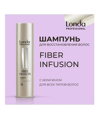 Londa Professional Londa Fiber Infusion shampoo for hair restoration 250 ml - Buy Online on GoSupps.com
