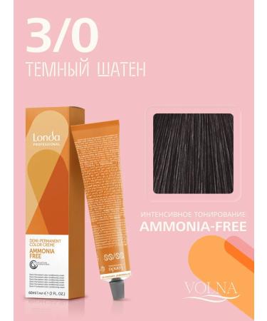 Londa Professional Tinting hair cream for hair Londa Ammonia Free 3 0