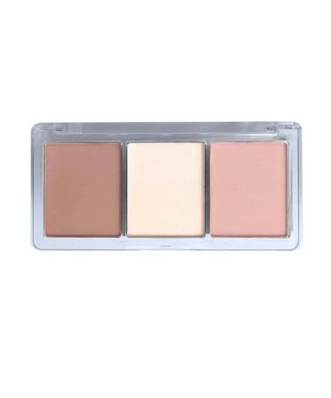 Alvin D'or Palette 3 in 1 for face (contouring+highlighter+blush) tone 01 - Buy Online on GoSupps.com
