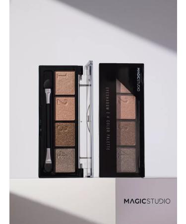 MAGIC STUDIO Shadows for the eyelids and eyes of the palette nude shiny - Buy Online on GoSupps.com