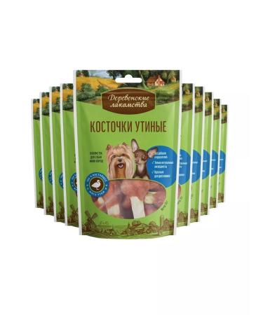 Country delicacies Duck bones for dogs of small rocks 10 pcs x 55 g