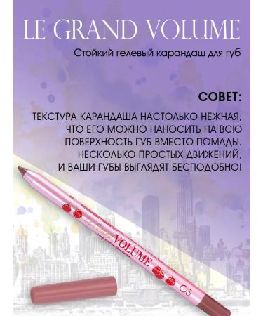 VIVIENNE SABO Lip pencil gel le grand 03 pink-brown - Buy Online on GoSupps.com