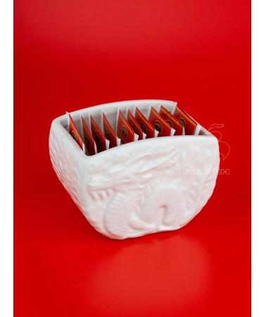 GET&JOY Tea in bags in a ceramic stand - white dragon - Buy Online on GoSupps.com