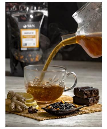 S&N SNacks Ginger tea black leaf with sea buckthorn gift - Buy Online on GoSupps.com