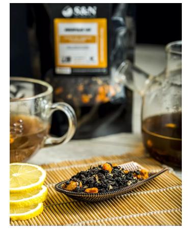 S&N SNacks Ginger tea black leaf with sea buckthorn gift - Buy Online on GoSupps.com