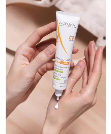 A-derma Epitheliale Protective Cream SPF 50+ 40 ml - Buy Online on GoSupps.com