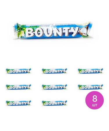 Bounty Bounty Bounty Bounty Coscosa Weighing 55 g 8 pcs