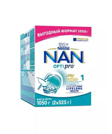 Dairy mixture Nestle Nan 1 Optipro 1050 g - Buy Online on GoSupps.com