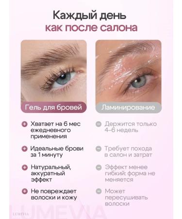 LUMEVIA Eyebrow gel fixing persistent transparent - Buy Online on GoSupps.com