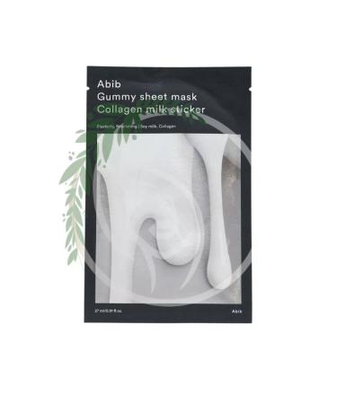 Abib Gummy Sheet Mask Collagen Milk Sticker 1pc