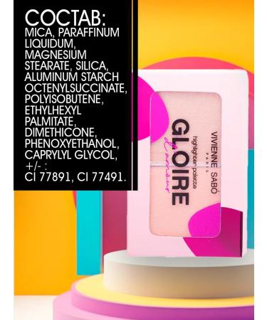 VIVIENNE SABO Palette Highlaiters for the face Gloire d'amour tone 02 - Buy Online on GoSupps.com