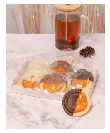 VERT'IER Orange in the glaze on crispy cookies 9 pcs - Buy Online on GoSupps.com