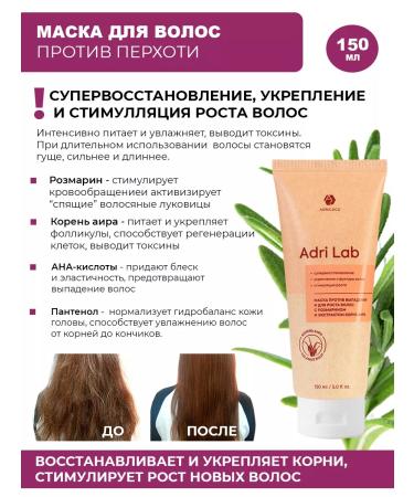 ADRICOCO Mask against falling out and for hair growth
