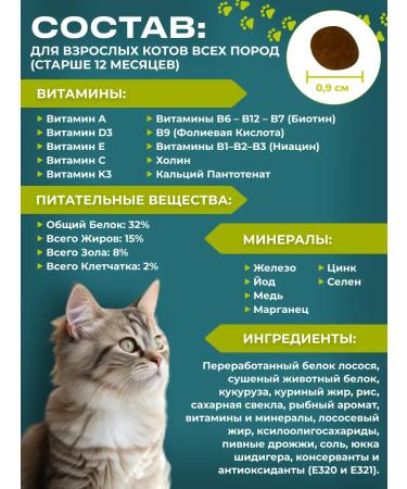 REFLEX PLUS Dry food for cats with salmon 1.5 kg - Buy Online on GoSupps.com