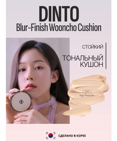 Dinto Kushon Blur-Finish Wooncho Cushion 902 Sage Wooncho