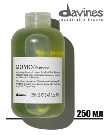Davines Momo shampoo for deep moisturizing dry hair