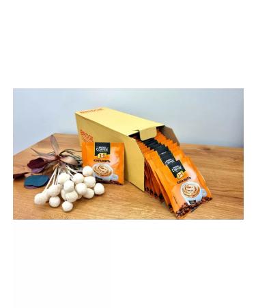 Bridge Coffee Coffee 3 in 1 in bags with caramel - Buy Online on GoSupps.com