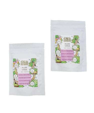 Indibird Face mask Aloe Vera Powder 2x50 g - Buy Online on GoSupps.com