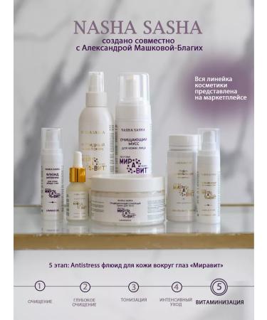 MIRAVIT Antistress Fluid for the skin around the eyes of Nasha Sasha Lavandos - Buy Online on GoSupps.com