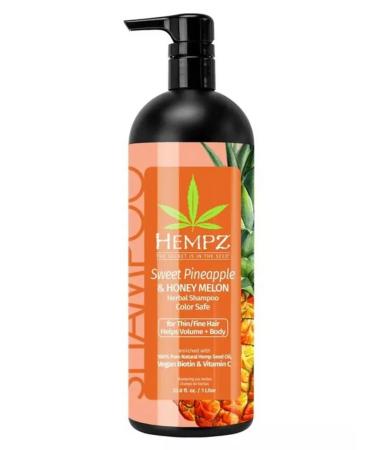 HEMPZ Sweet PineApple & Honey Melon Herbal Shampoo for volume