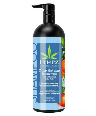 HEMPZ Triple Moisture Daily Herbal Replenishing Shampoo