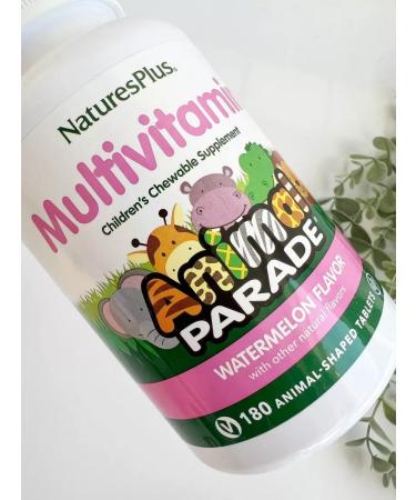 Natures Plus Animal Parade Multivitamins for children Arbuz 180 Tab