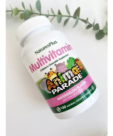 Natures Plus Animal Parade Multivitamins for children Arbuz 180 Tab - Buy Online on GoSupps.com