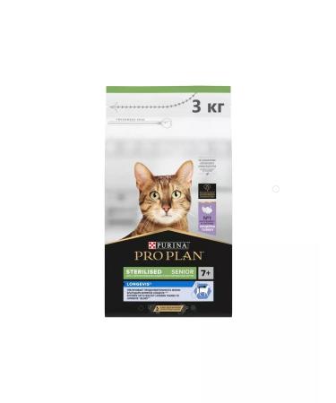 PRO PLAN sterilized cats 7+ with turkey 3kg