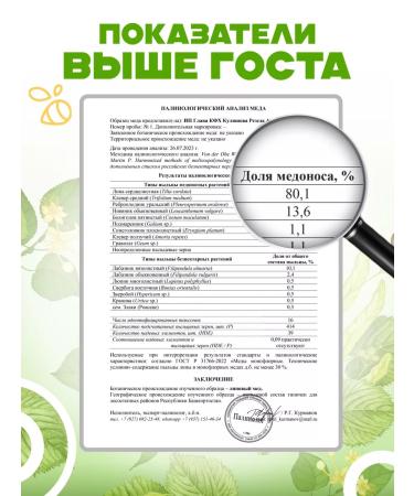 Kulyashovs' Honey Natural linden pp sweets without sugar 500 g - Buy Online on GoSupps.com