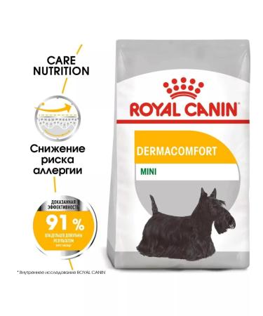 ROYAL CANIN Dry Minidermacomfort for small dogs from itching 1 kg - Buy Online on GoSupps.com