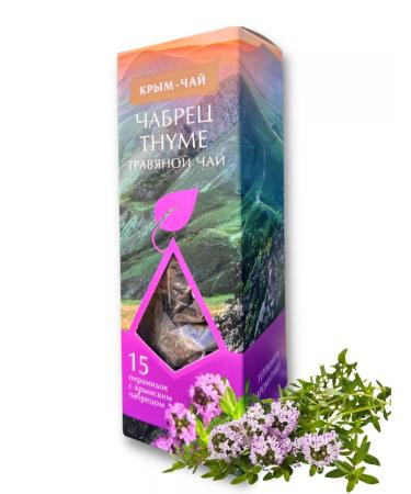 CRIMEA TEA Thyme with oregano herbal tea in pyramids 15 pcs - Buy Online on GoSupps.com