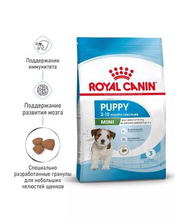ROYAL CANIN Dry Mini Puppy food for small puppies up to 10 months 2kg - Buy Online on GoSupps.com