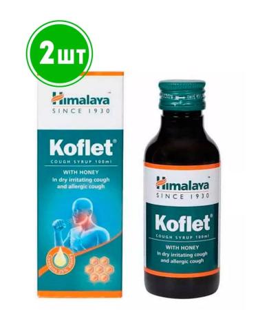 bee lab Koflet Himalaya Syrup from coughing Koflet-EX Linctus Himalaya 2pcs