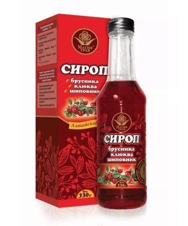 bee lab Brusnika cranberries rosehip 330 ml syrup 330 ml