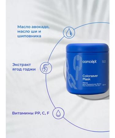 Concept Set for dyed hair shampoo+balm+mask - Buy Online on GoSupps.com