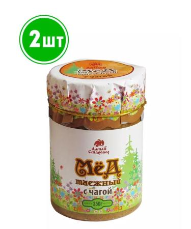 bee lab Honey taiga with chaga 2pcs