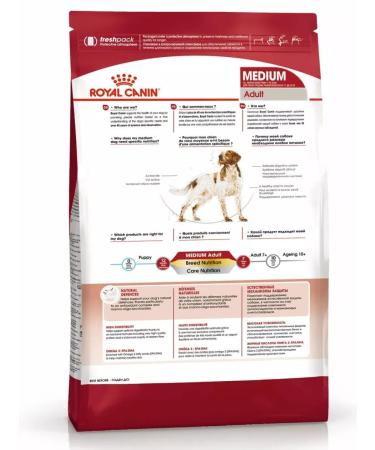 ROYAL CANIN Mediumadult dry food for medium dogs from 12 months to 7 years 3 kg - Buy Online on GoSupps.com