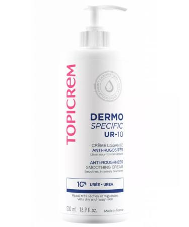 TOPICREM UR-10 softening cream for coarse skin 500 ml