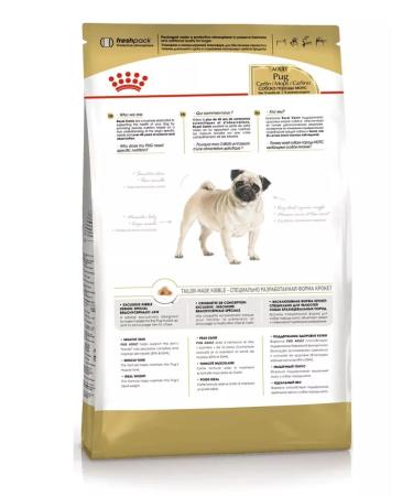 ROYAL CANIN Dry food pug adult for pugs from 10 months 1.5 kg - Buy Online on GoSupps.com