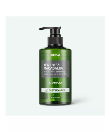 Kundal TEA TREE & MACADAMIA 500ML Baby Powder Shampoo