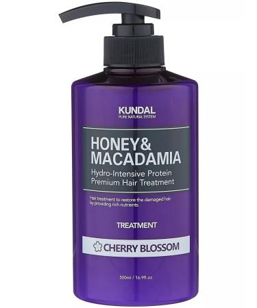 Kundal Honey & Macadamia 500ml Cherry Blossom