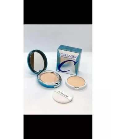 All Hafsa Facial powder matting compact collagen number 13 - Buy Online on GoSupps.com