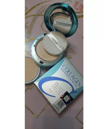All Hafsa Facial powder matting compact collagen number 13 - Buy Online on GoSupps.com