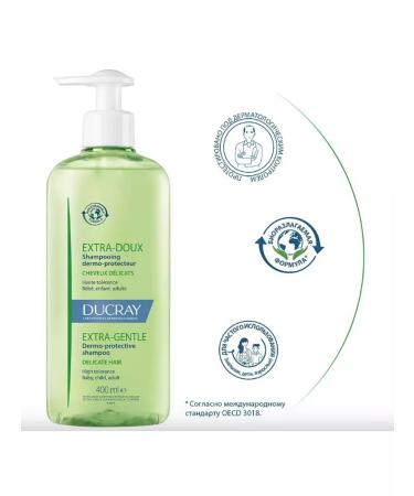 DUCRAY Extra-Doux protective shampoo 400ml - Buy Online on GoSupps.com