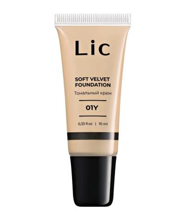Lic Facial Tonal Face Cream Soft Velvet Foundation 01y 10ml - Buy Online on GoSupps.com