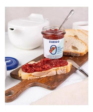 Zuegg Jam strawberries with strawberries without sugar 220 g - Buy Online on GoSupps.com
