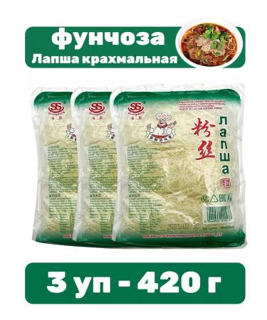 Lapsha funchose starch 3 pounds - 420 g