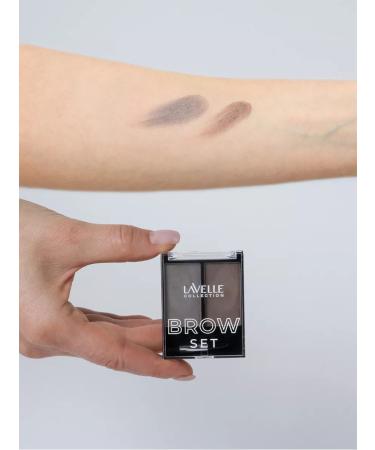 LavelleCollection Eyebrow shadows graphite palette tone 01 - Buy Online on GoSupps.com