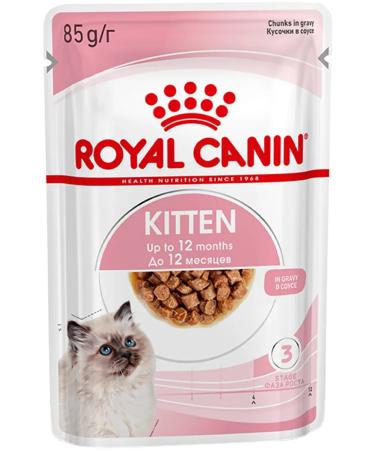 ROYAL CANIN Kitten Kitten kittens in sauce 85 g 28 pcs - Buy Online on GoSupps.com