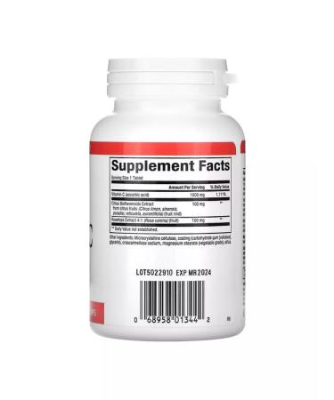 Natural Factors Vitamin C 1000 with bioflavonoids and rosehips - Buy Online on GoSupps.com